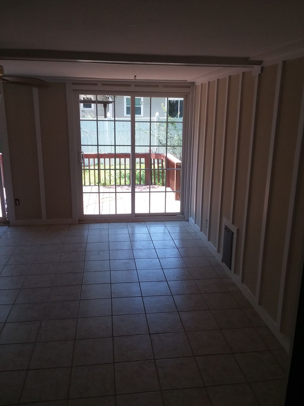 Sunroom after