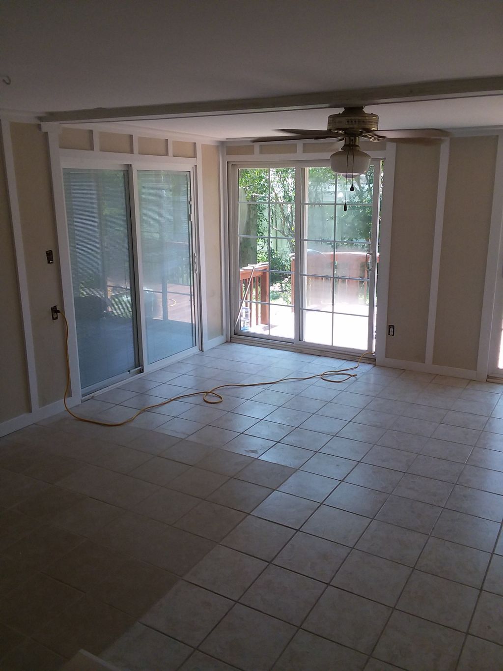 Sunroom after 
