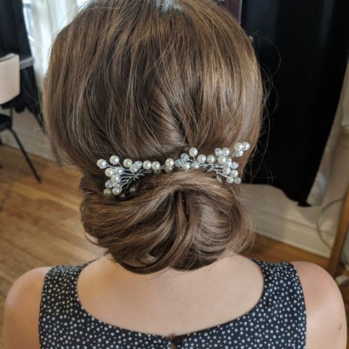 Katie recently did bridal hair for myself on June 