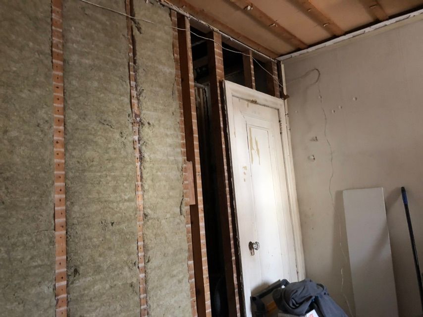 Demo prep for sheet rock Germantown