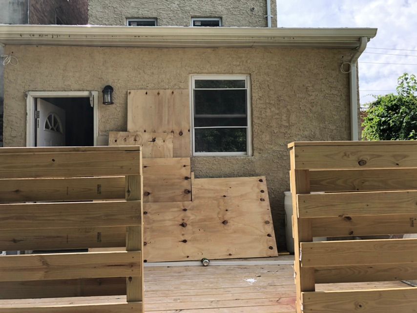 Exterior deck install