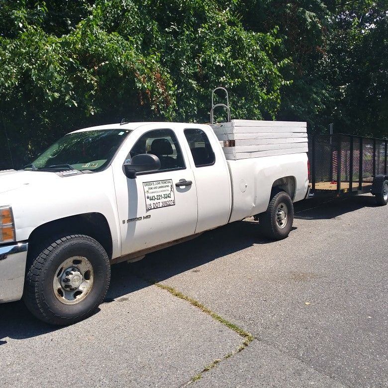 Green's, junk removal, landscape and  demo serv...