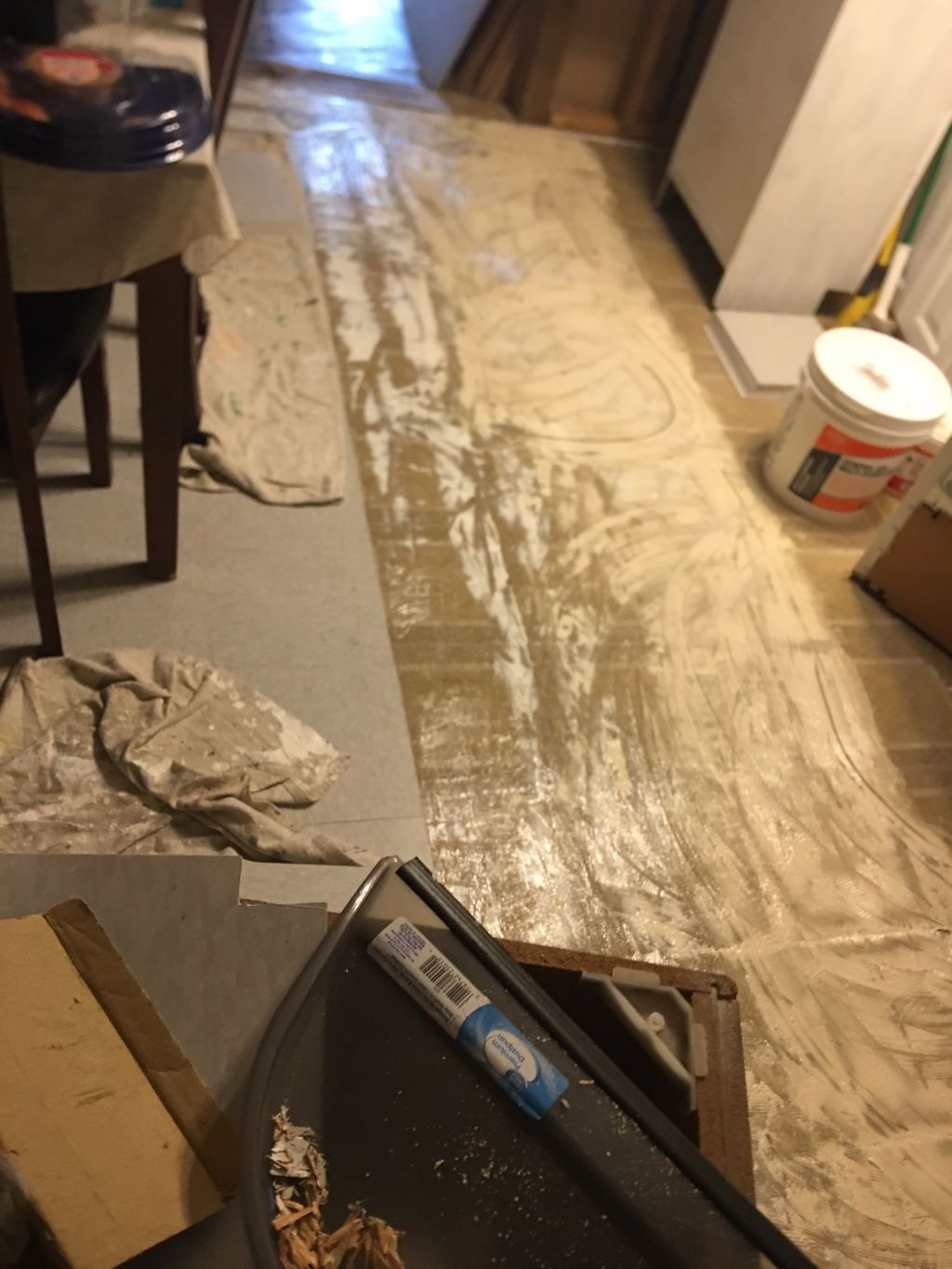 Glue down for Armstrong Industrial Flooring -Befor