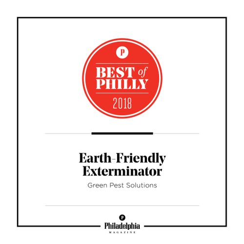 We Were Named Best of Philly Earth Friendly Exterm