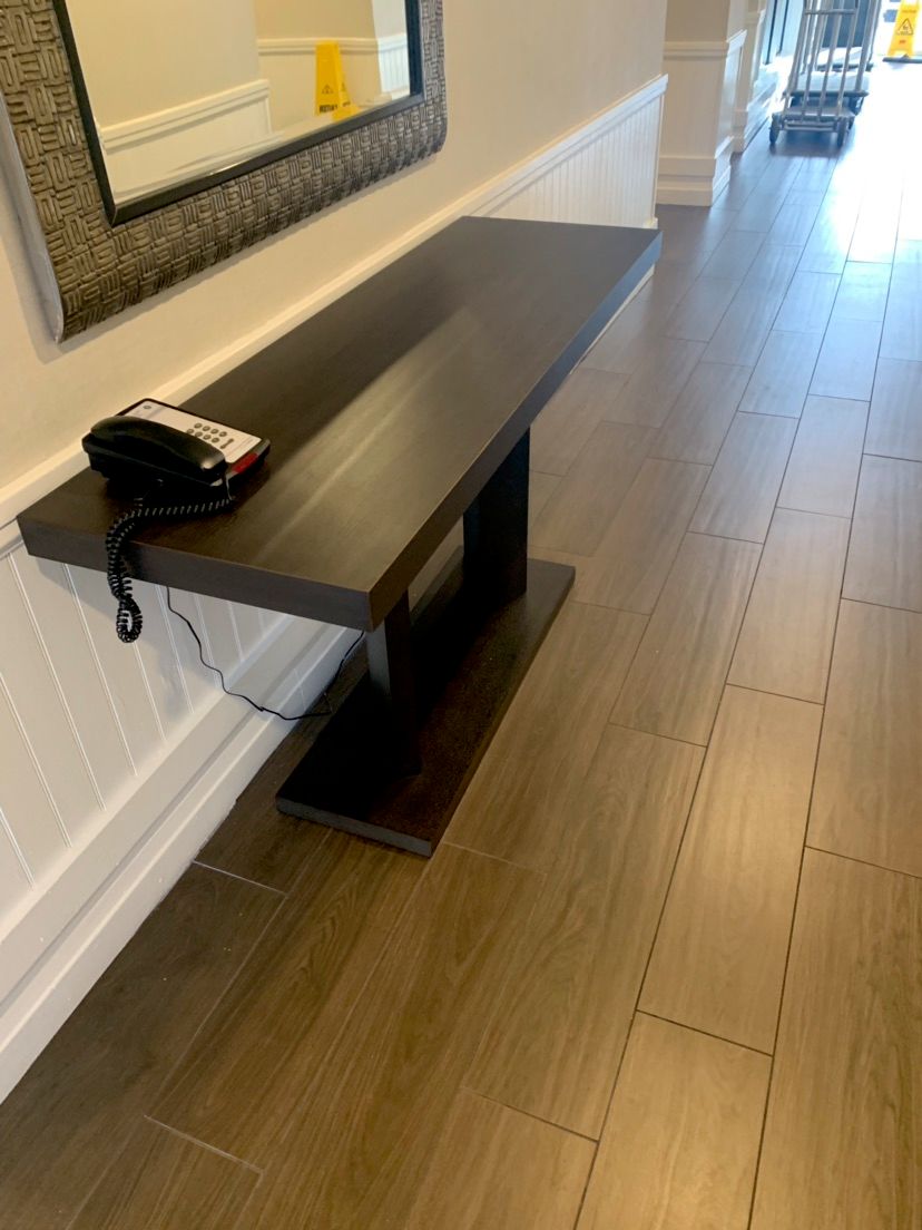 Table top covers for Hampton Inn