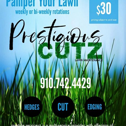 Prestigious Cutz is the lawn maintenance unit of P
