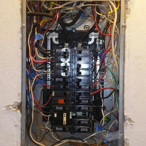 Nice guy, Great electrician. Fixed my service pane