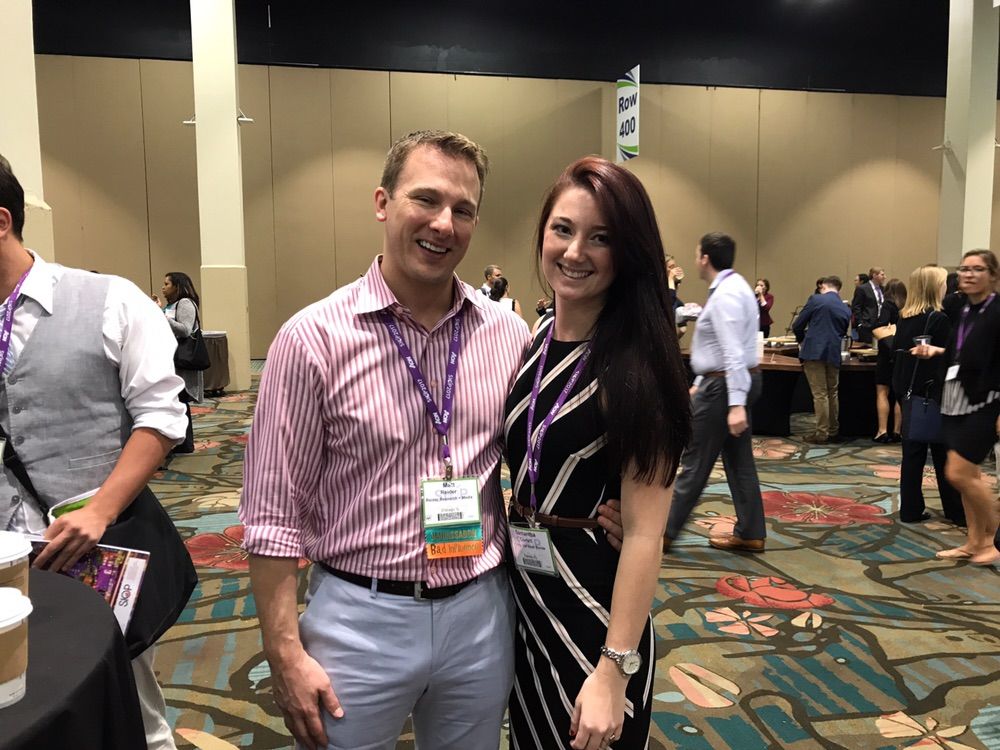 My colleague and I at our yearly conference (SIOP)
