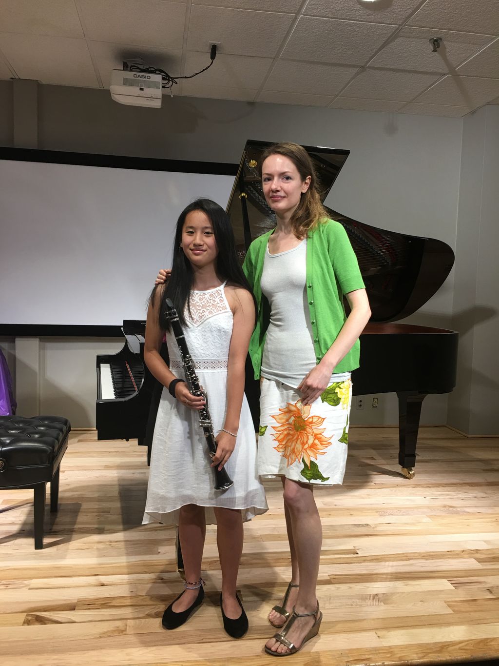 With my student Alicia after the recital.