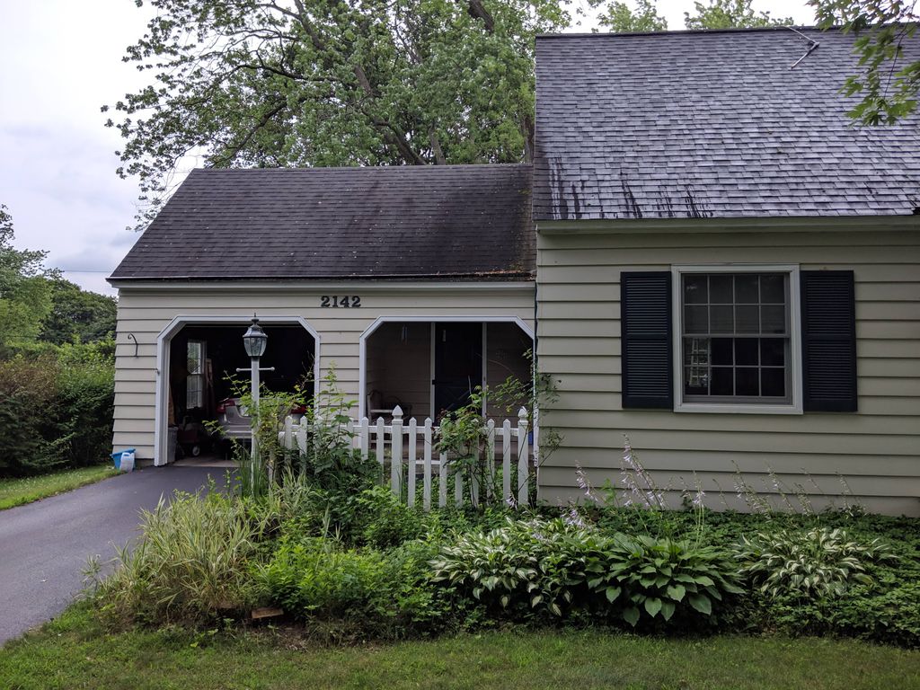 before pressure wash roof