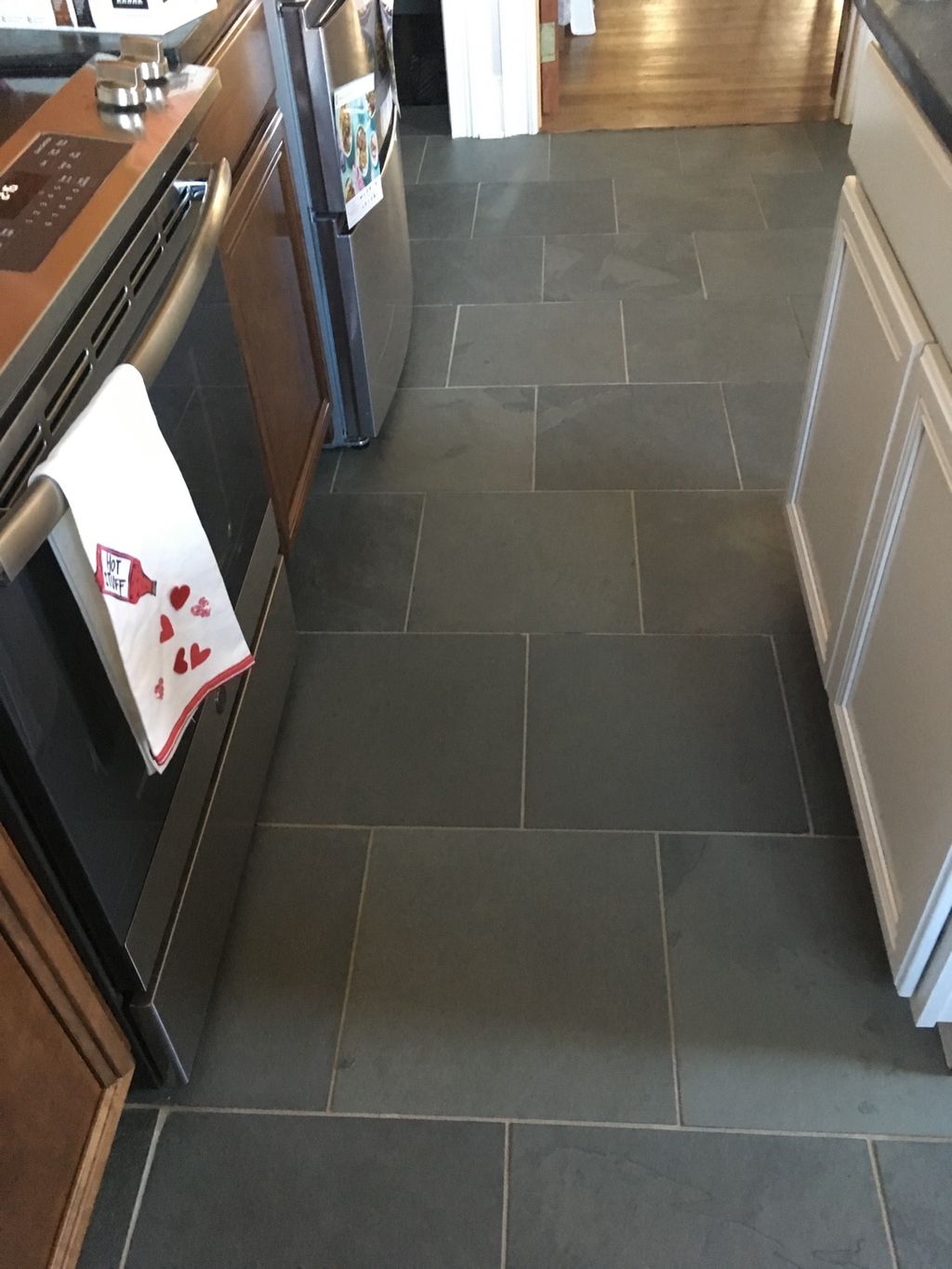 Grout cleaning- after