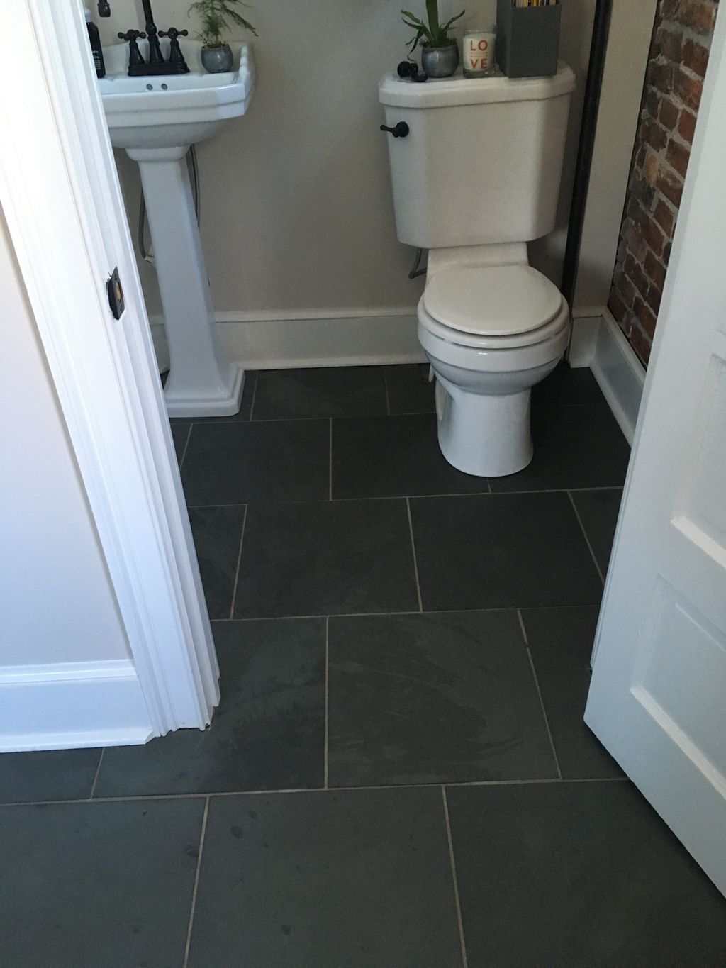 Grout cleaning- after