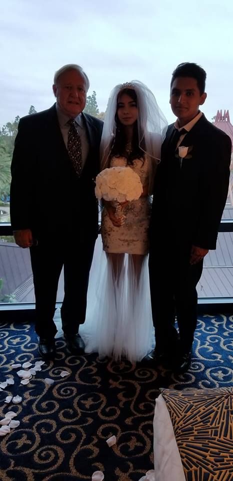 Wedding at Disneyland Hotel