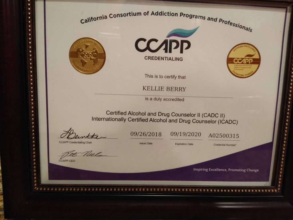 substance abuse disorder certification