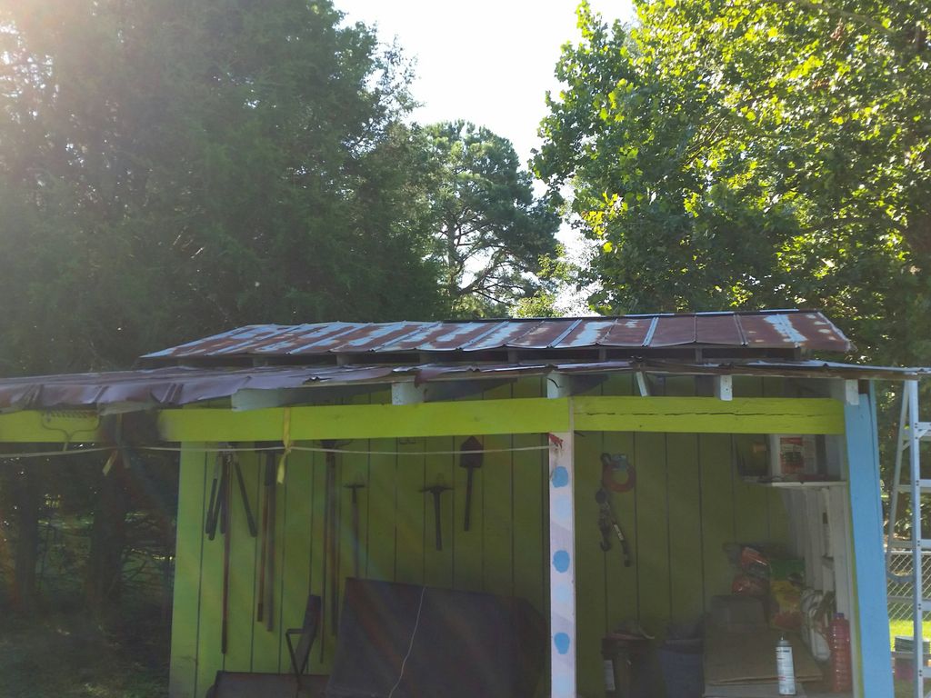 Before no fascia, rotten rafters and gap between r