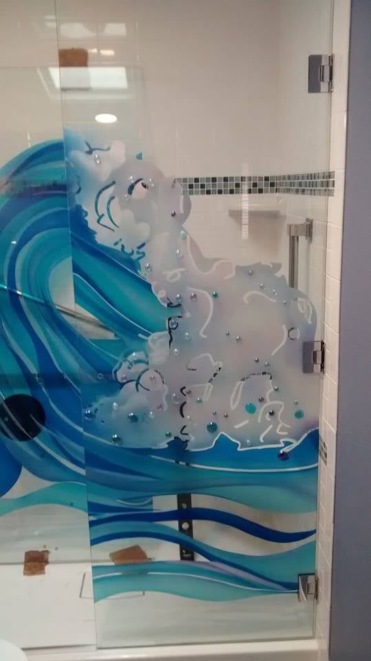 Decorative Shower Enclosure