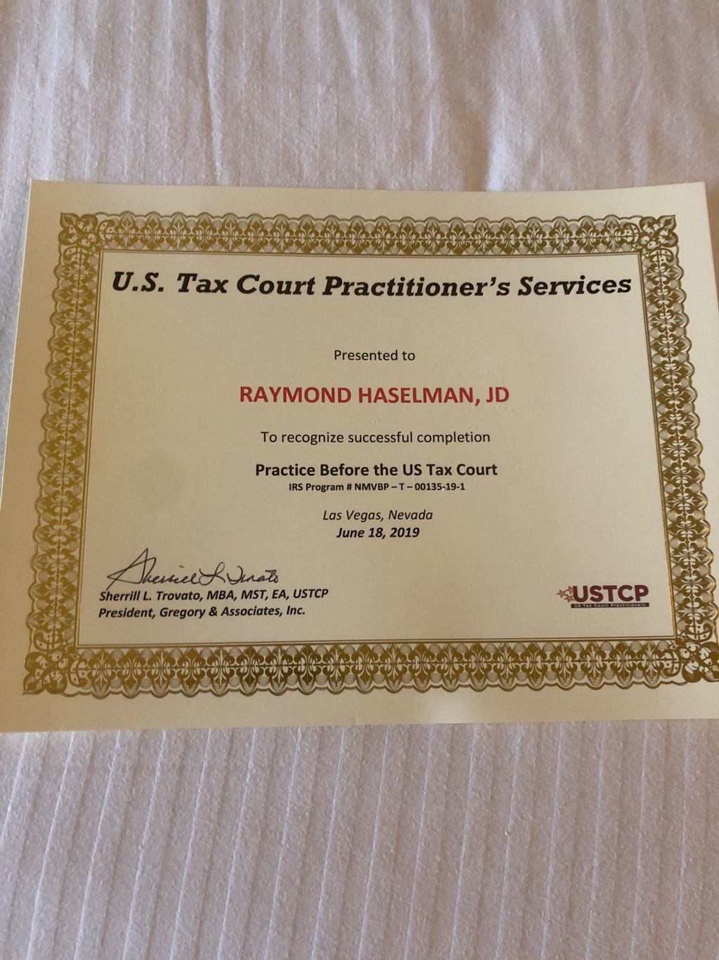 Member of the United States Tax Court