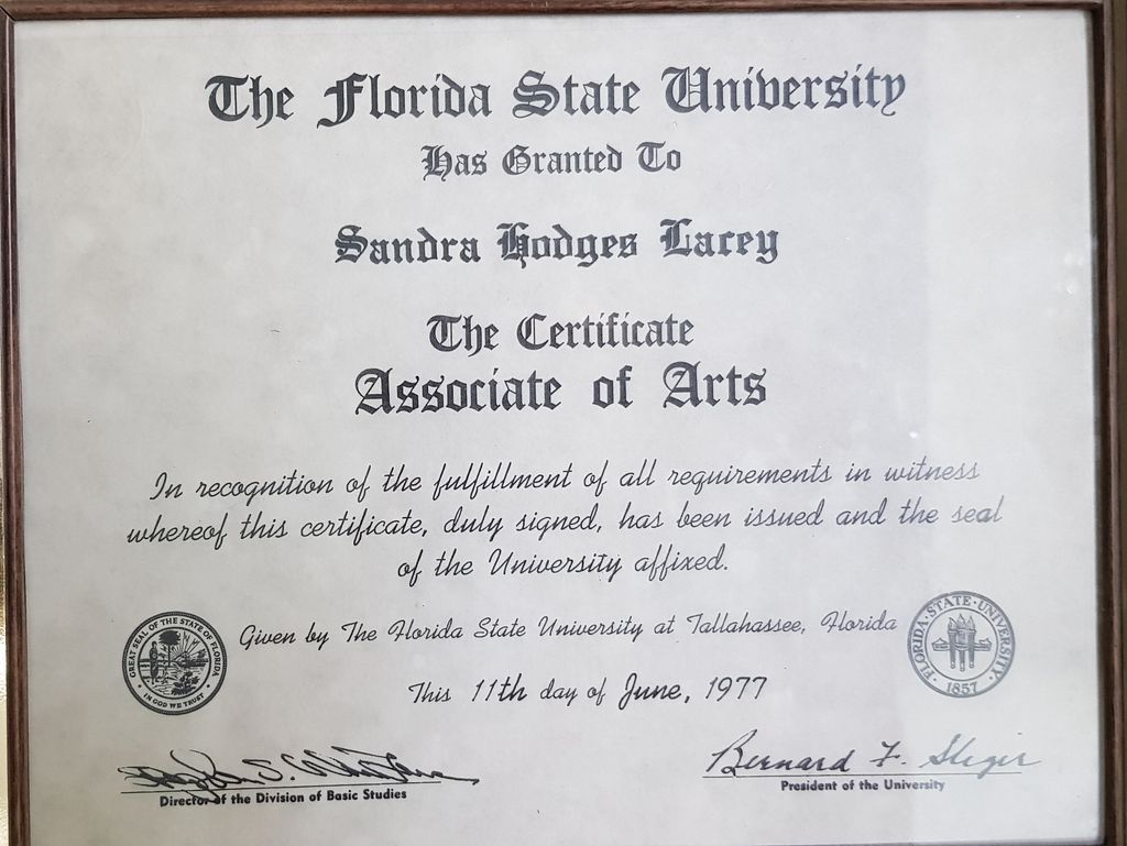 Began Vocal Studies at FSU