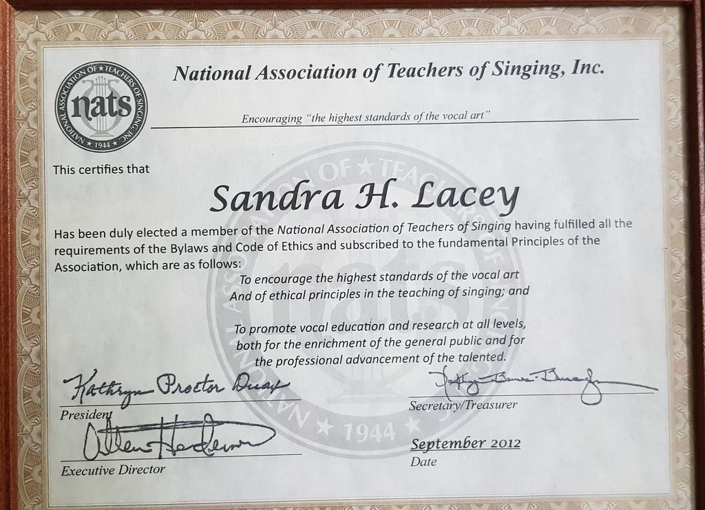 National Assn of Teachers of Singing