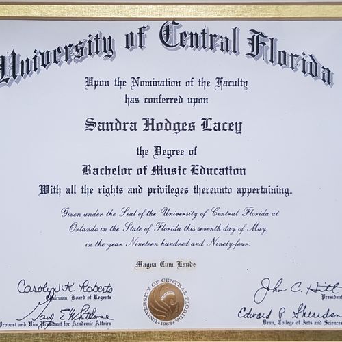 BME VOICE degree - UCF