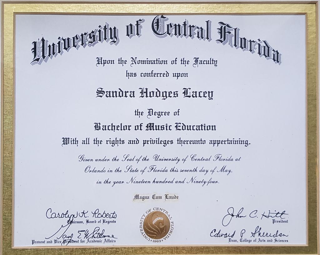 BME VOICE degree - UCF