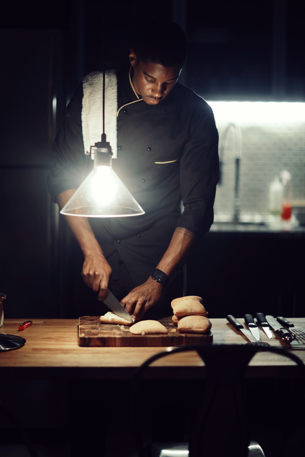 Preparing Garlic Parmesan Ciabatta Toast