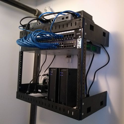 Small office network wiring and setup 