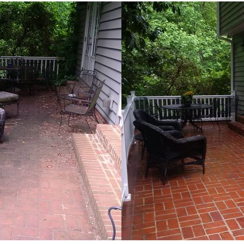 Before / After (Backyard Patio)
