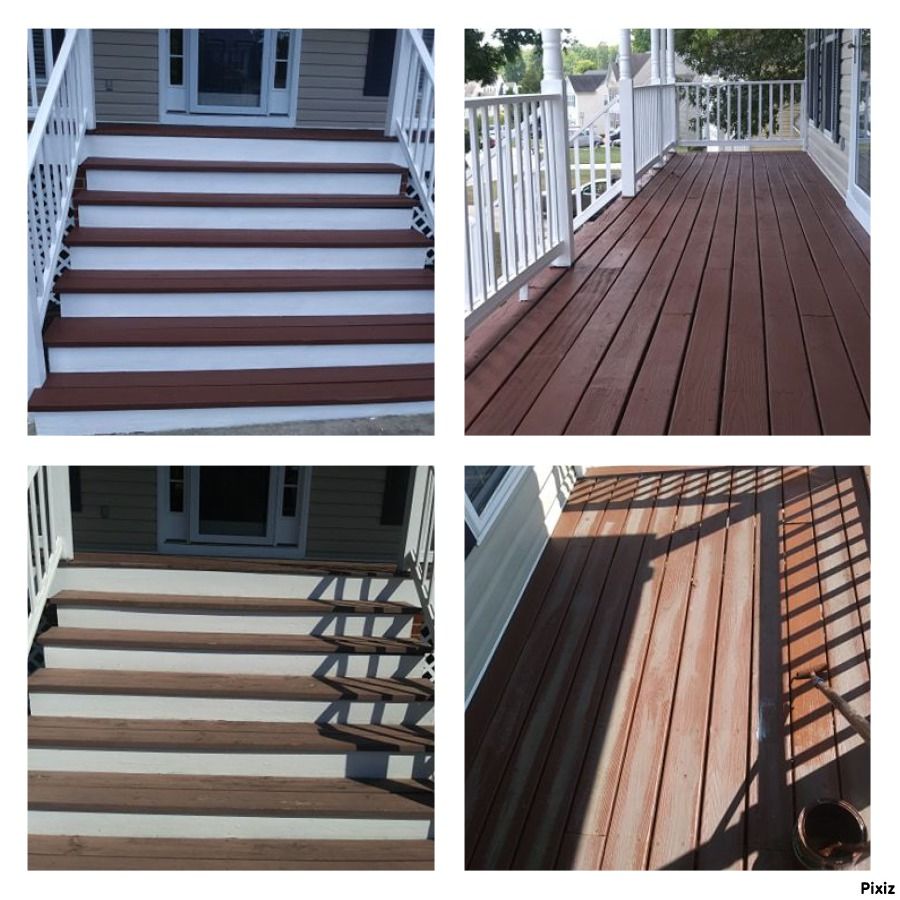 Deck Staining and Sealing project from 2019