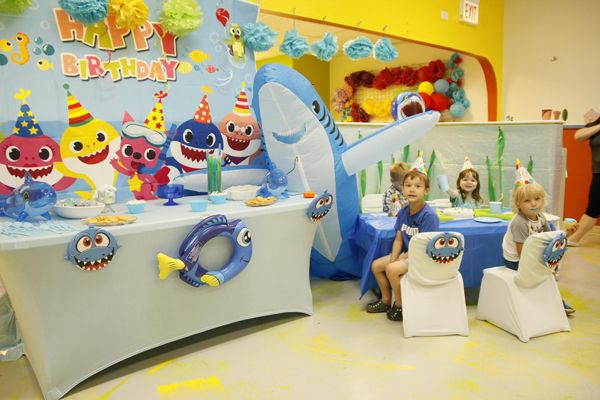 Baby Shark Theme Birthday Party.