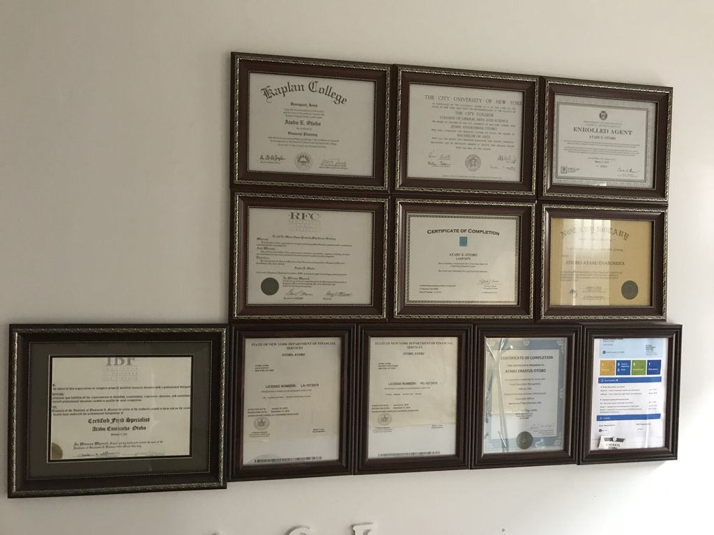 Certificates, designations, licensees