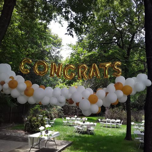 Graduation Balloon Garland
