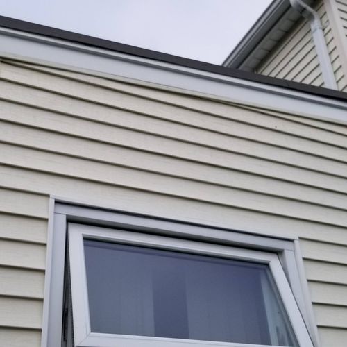Had a siding repair job due to damage in high wind