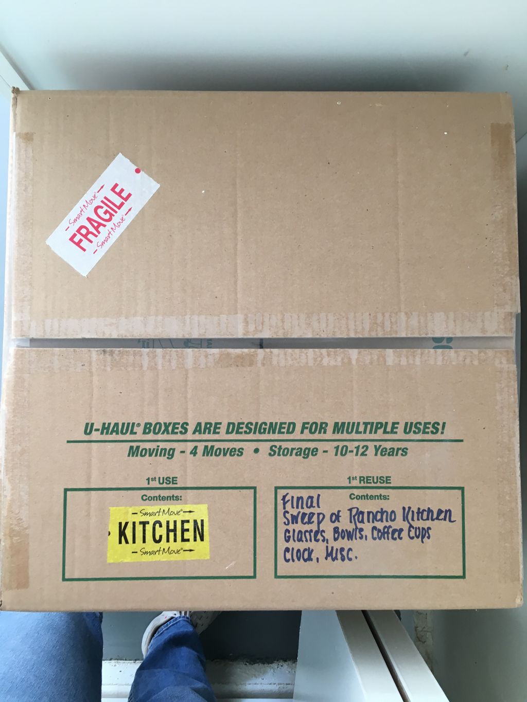 Boxes Prepared for Move