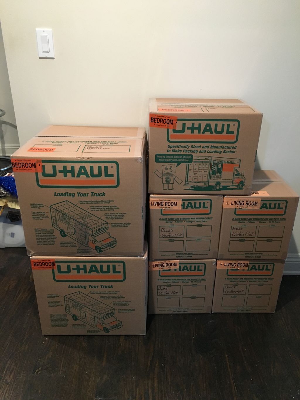 Boxes Prepared for Move