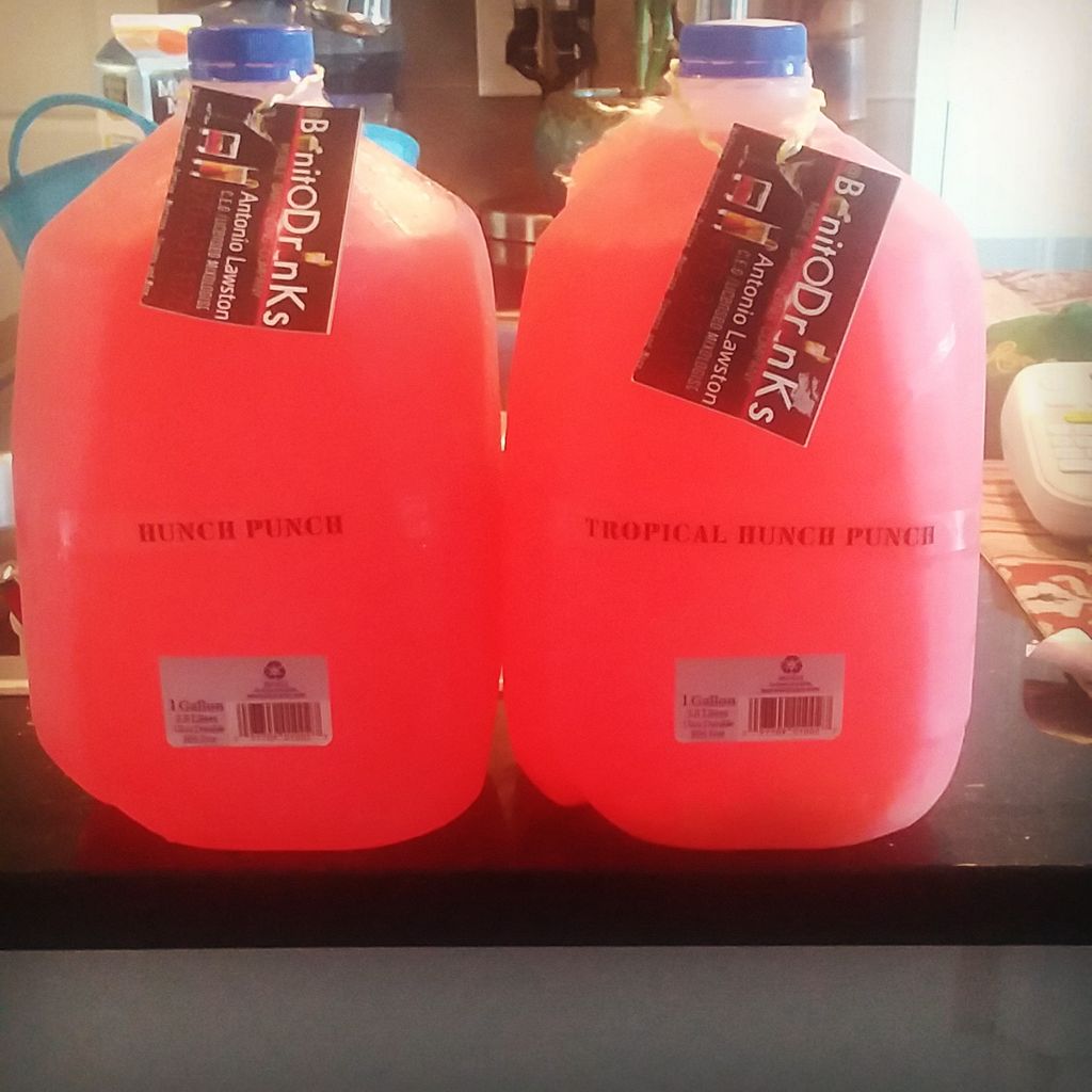 Hunch Punch (Gallon orders) for parties.