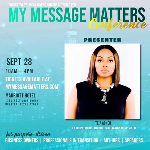 #MyMessageMatters Conference Saturday, September 2