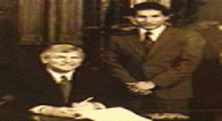 Texas Notary Legislation Signing, Governor White a