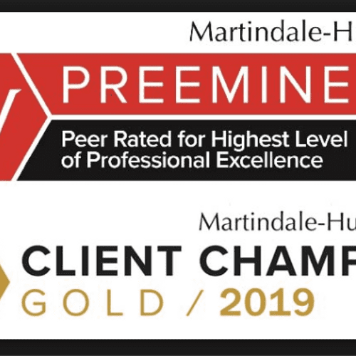 Martindale-Hubbell Gold Client Champion Award