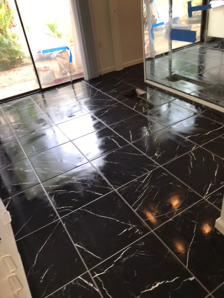 After bathroom floor pic