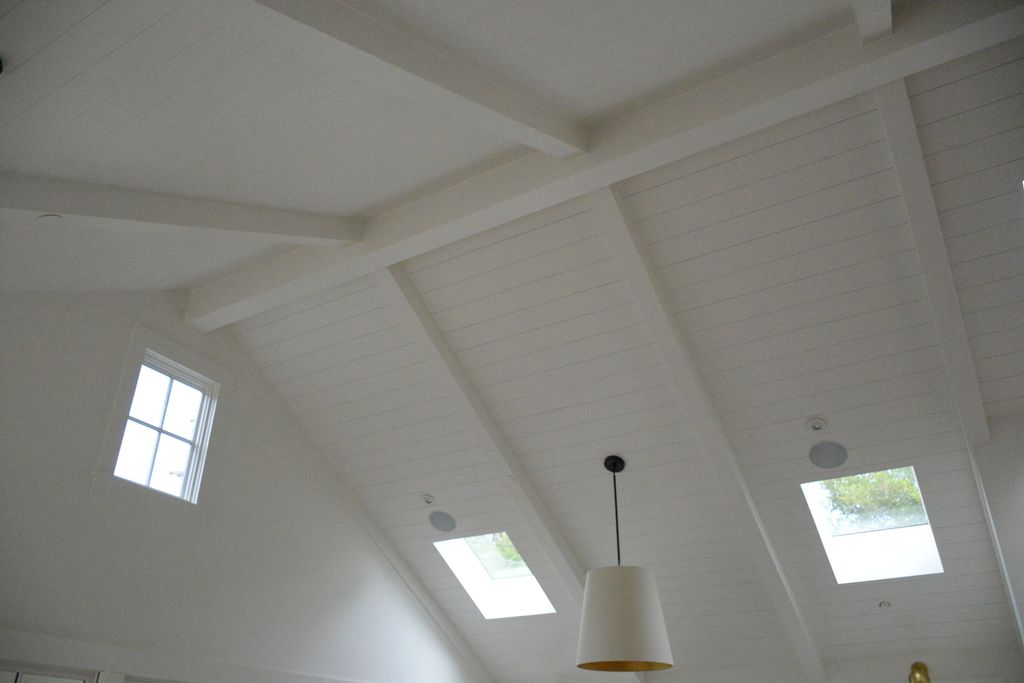 Ceiling of brand new house. Mill Valley, CA