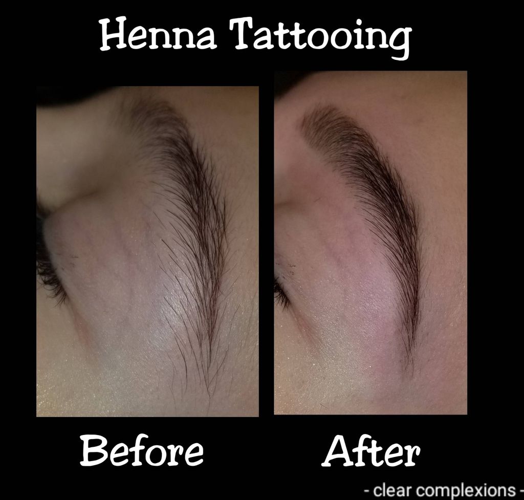 Brow wax & Henna Tattooing. 