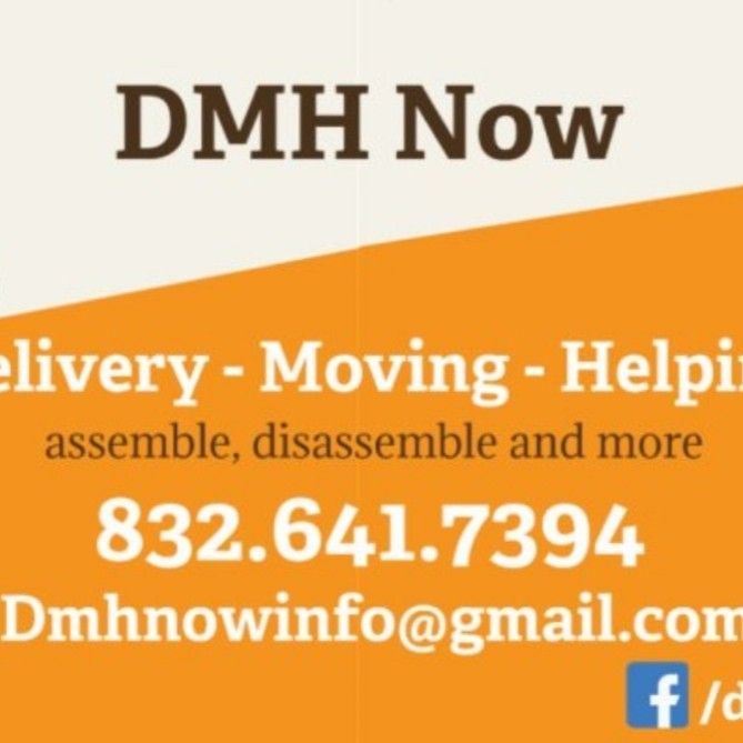 DMH Now: moving/assembly/hauling/art hanging/more