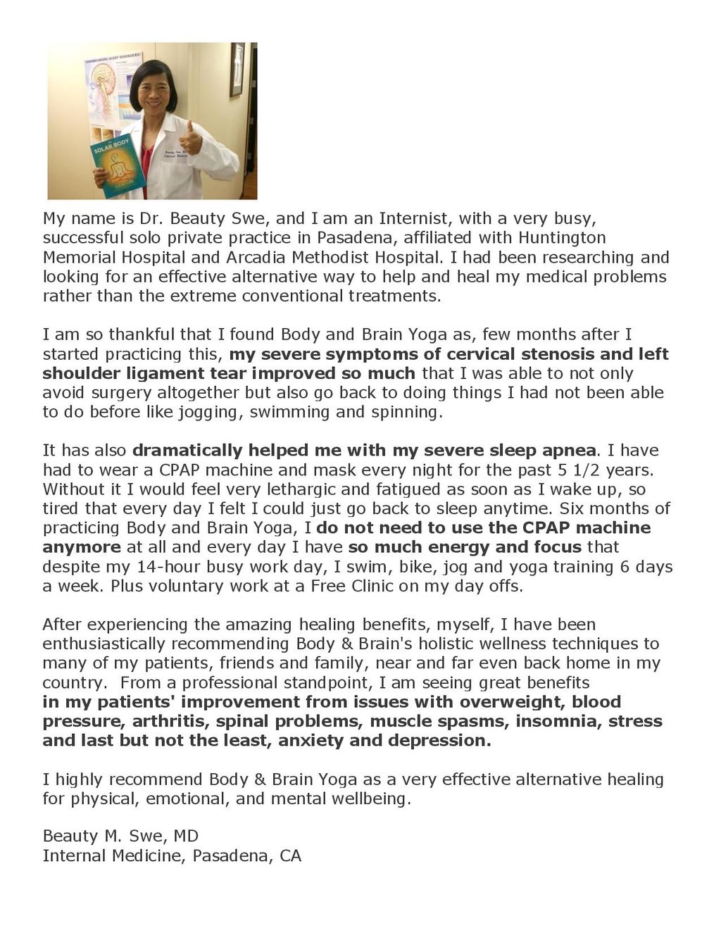 Testimonials from private sessions and classes wit