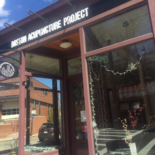 Storefront of Boston Acupuncture Project 