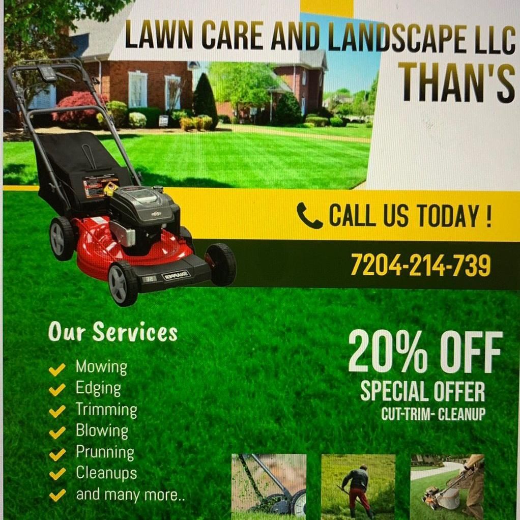 Than Lawncare and Landscape LLC