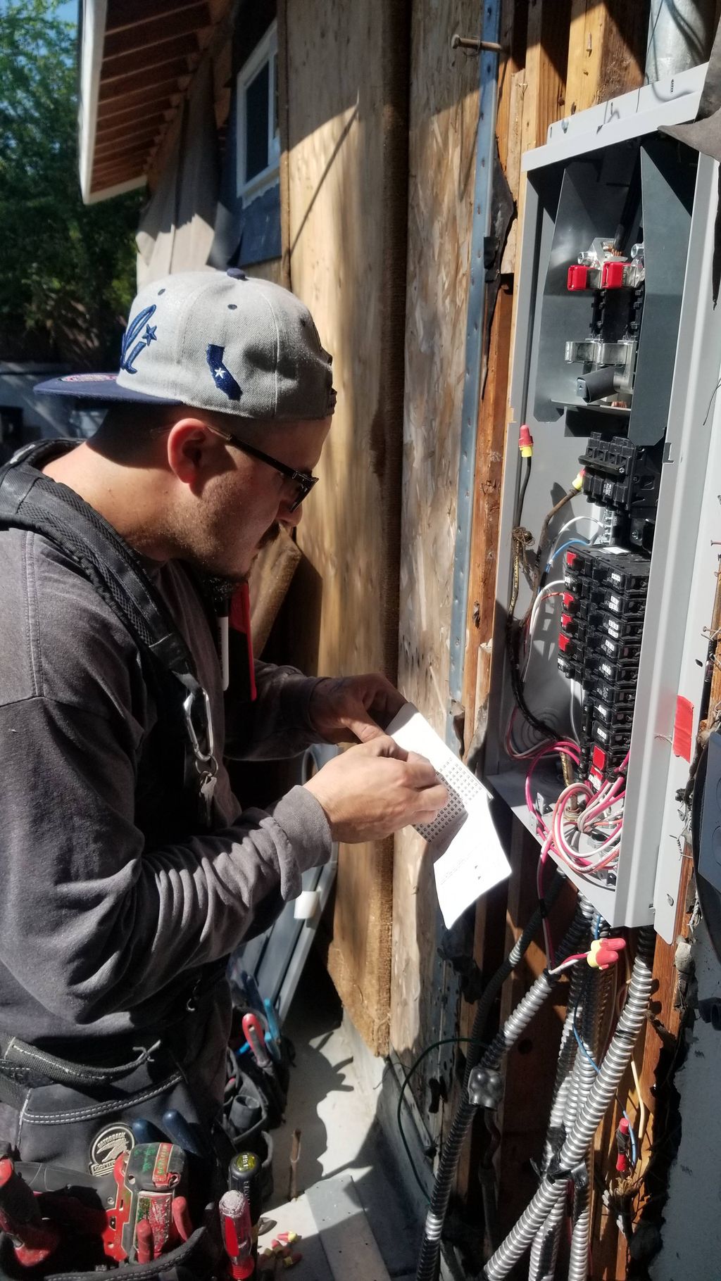 This panel was scary, had to pull all circuits out