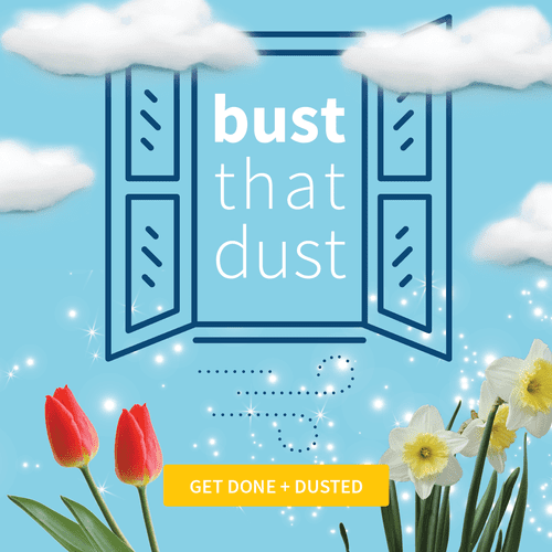 Bust that dust! We can help you keep your apartmen