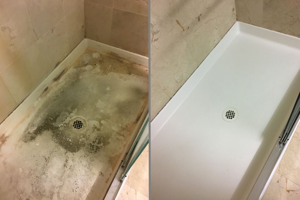 Hopefully your shower is not like this before pict