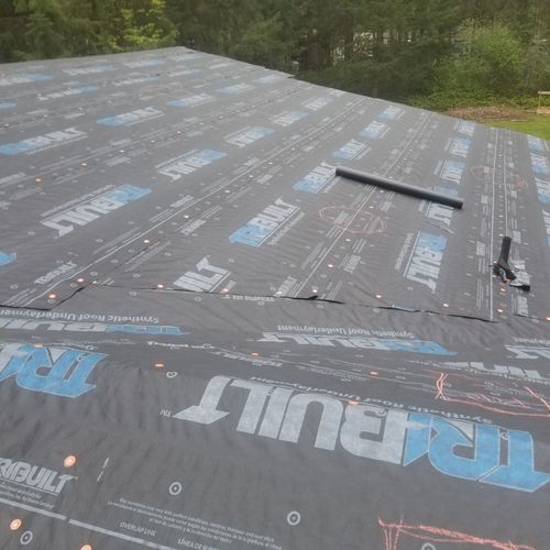 Synthetic underlayment